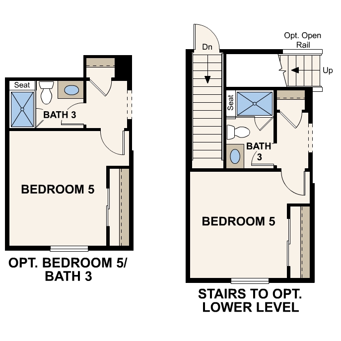Diagram, engineering drawing. Powell floorplan, Main Level Options