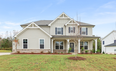 A house with a large yard.