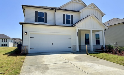 A house with a garage.