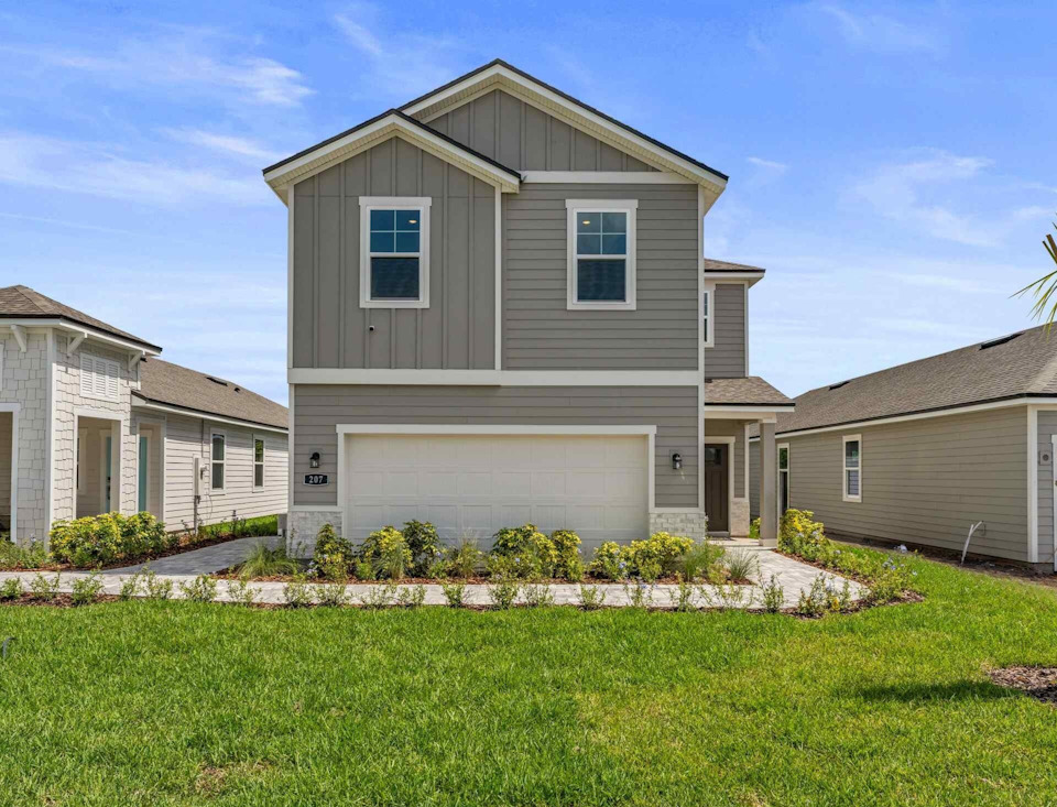Silverbell II Model Home Exterior at Camden Woods in Kingsland, GA