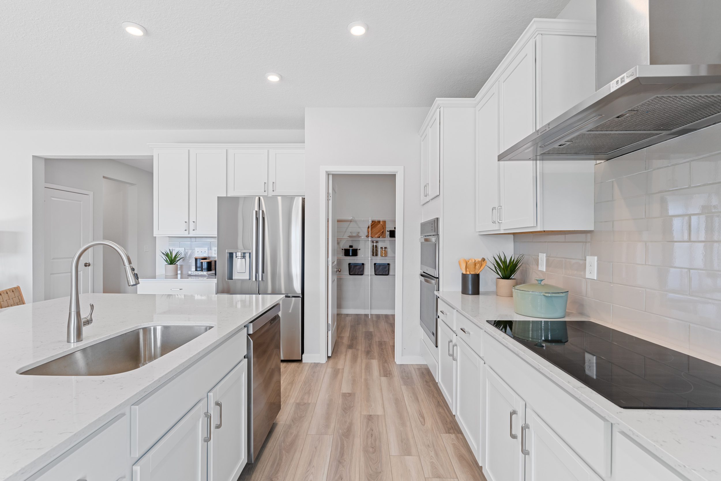 Everglade Model Home Chef's Kitchen with Walk-In Pantry at NorthShore