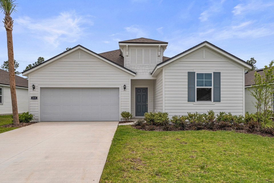 Palmetto Floorplan Lot 145 Exterior at Seminole Palms in Palm Coast