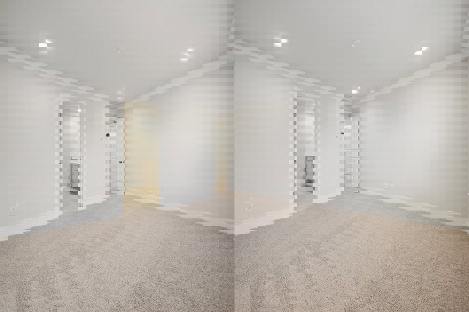 A room with white walls.