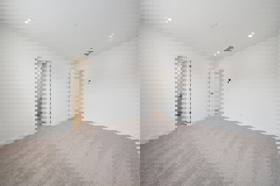 A room with white walls.