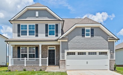 A house with a garage.