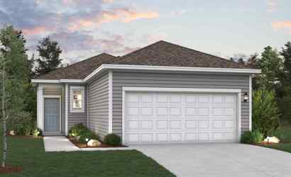 A house with a garage.