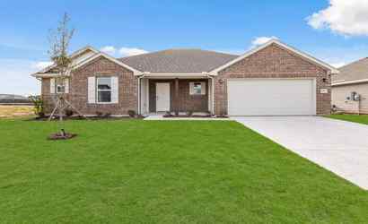 A house with a large lawn.