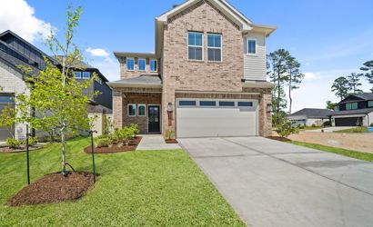 A house with a driveway.
