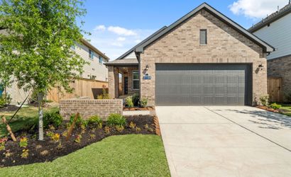 A house with a garage.