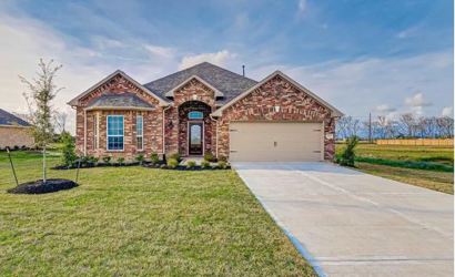 A house with a driveway.
