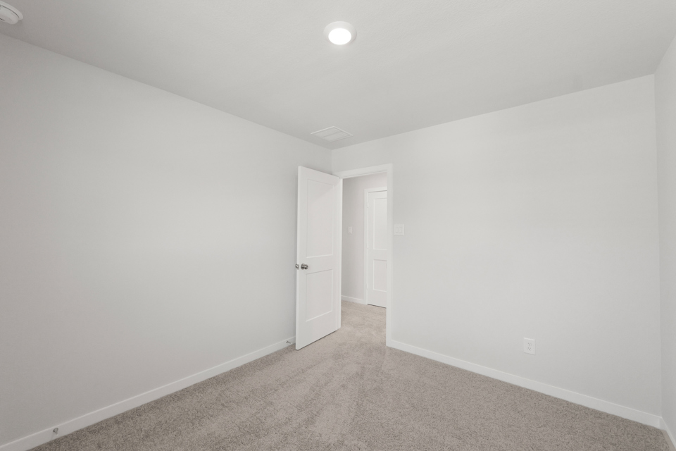 A room with white walls.