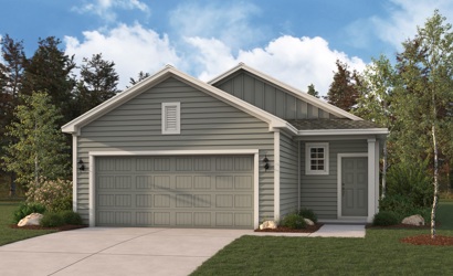 A house with a garage.