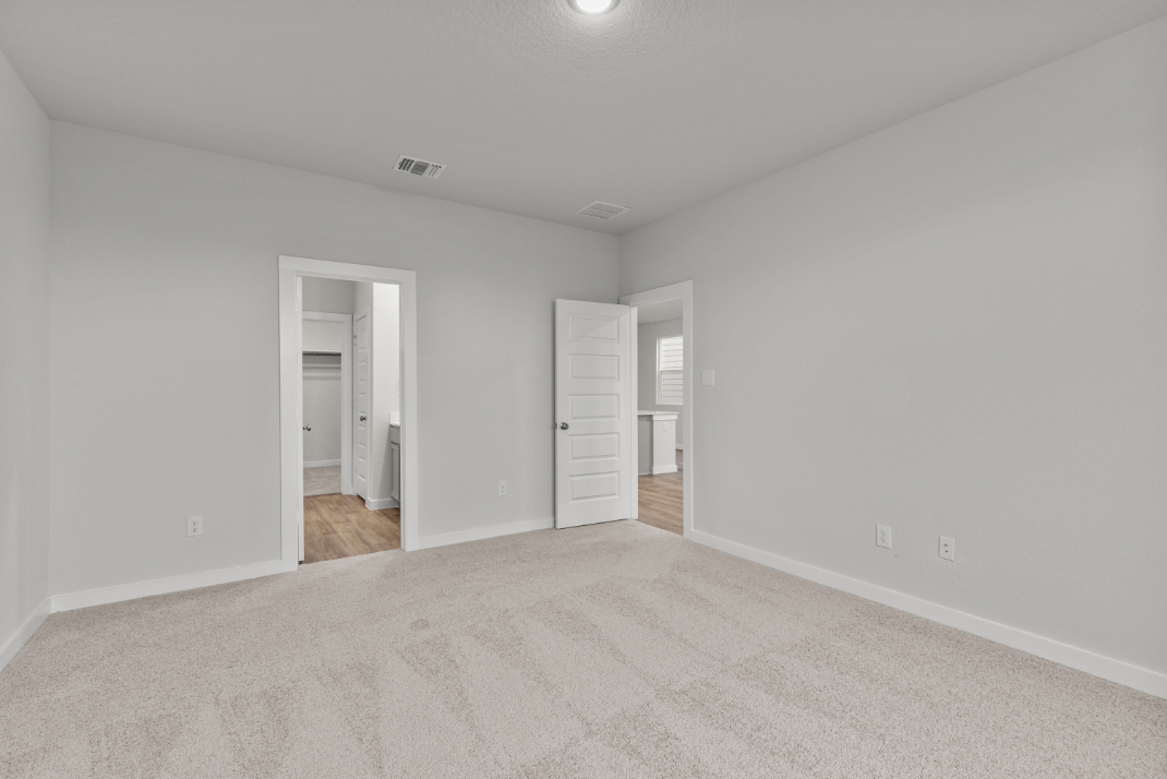 A room with white walls.