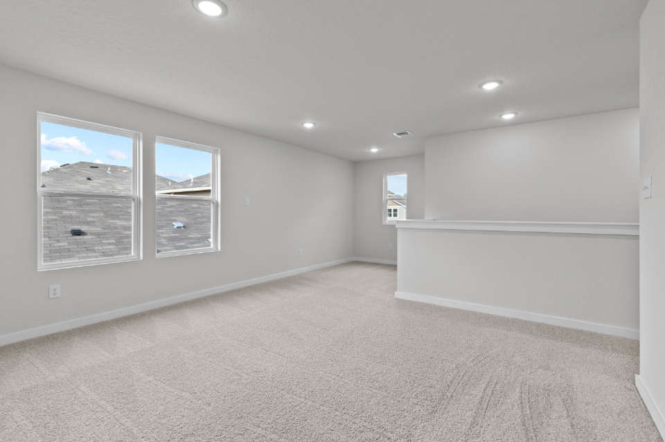 A room with white walls.