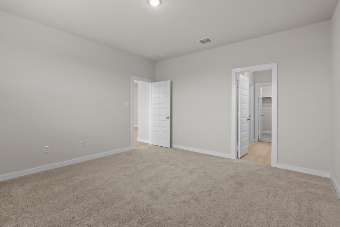 A room with white walls.