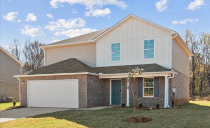 A house with a garage.