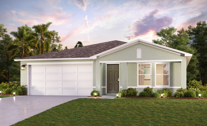 A house with a driveway.