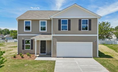 A house with a garage.
